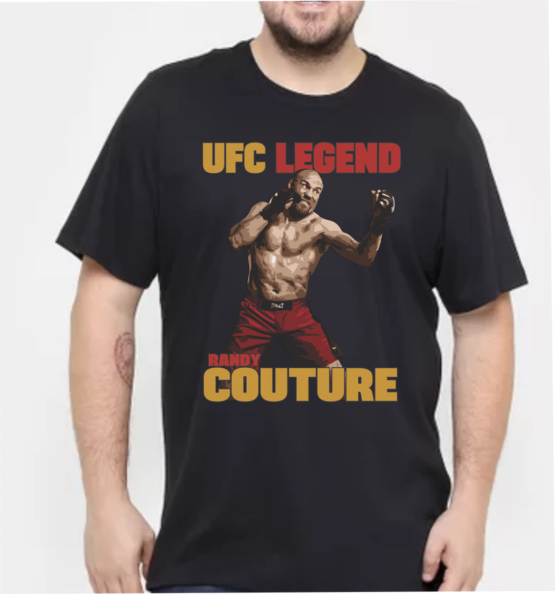 Nome do produto: Camiseta  Legend Randy Couture Plus Size [cores]