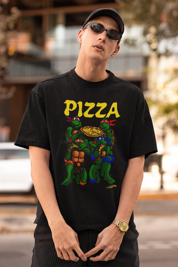Zuffa Pizza Tartarugas Ninja masc