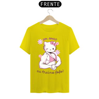 Nome do produtoCamiseta - Eu treino fofo