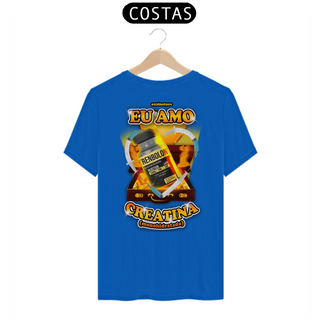 Nome do produtoCamiseta unissex (costas) - Eu amo creatina