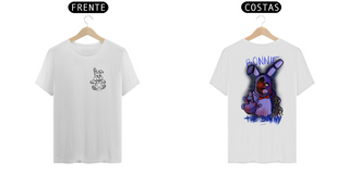 Nome do produto Camiseta Unissex - Bonnie FNAF (frente e costas)