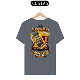 Nome do produtoCamiseta unissex (costas) - Eu amo creatina