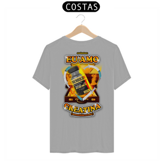 Nome do produtoCamiseta unissex (costas) - Eu amo creatina