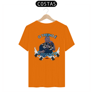 Nome do produtoCamiseta unissex (costas) - O treino é sagrado