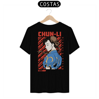 Camiseta - Chun-li Street Fighter (costas)