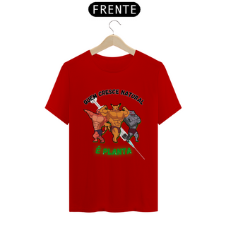 Nome do produtoCamiseta - Quem cresce natural é planta