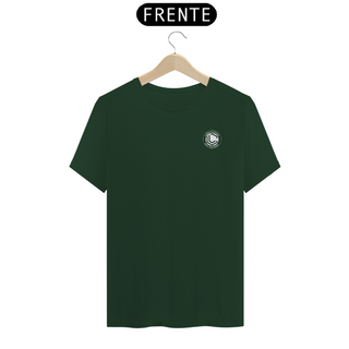 T-Shirt Pima Verde Musgo Minimalista