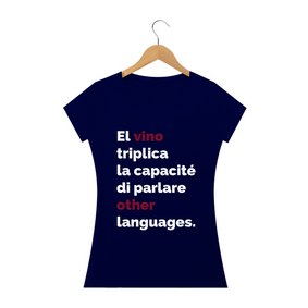 Camiseta Feminina El Vino Triplica