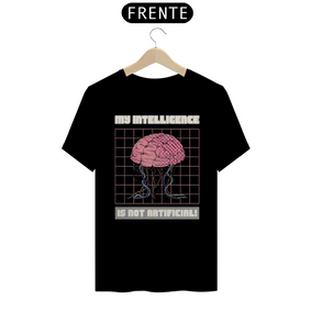 Camiseta Unissex Minha Inteligência Não É Artificial
