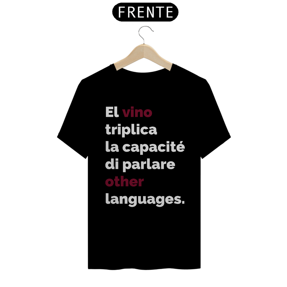 Nome do produto: Camiseta Unissex El Vino Triplica