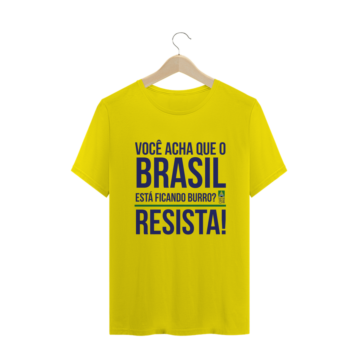 Nome do produto: Camiseta Brasil Resista 