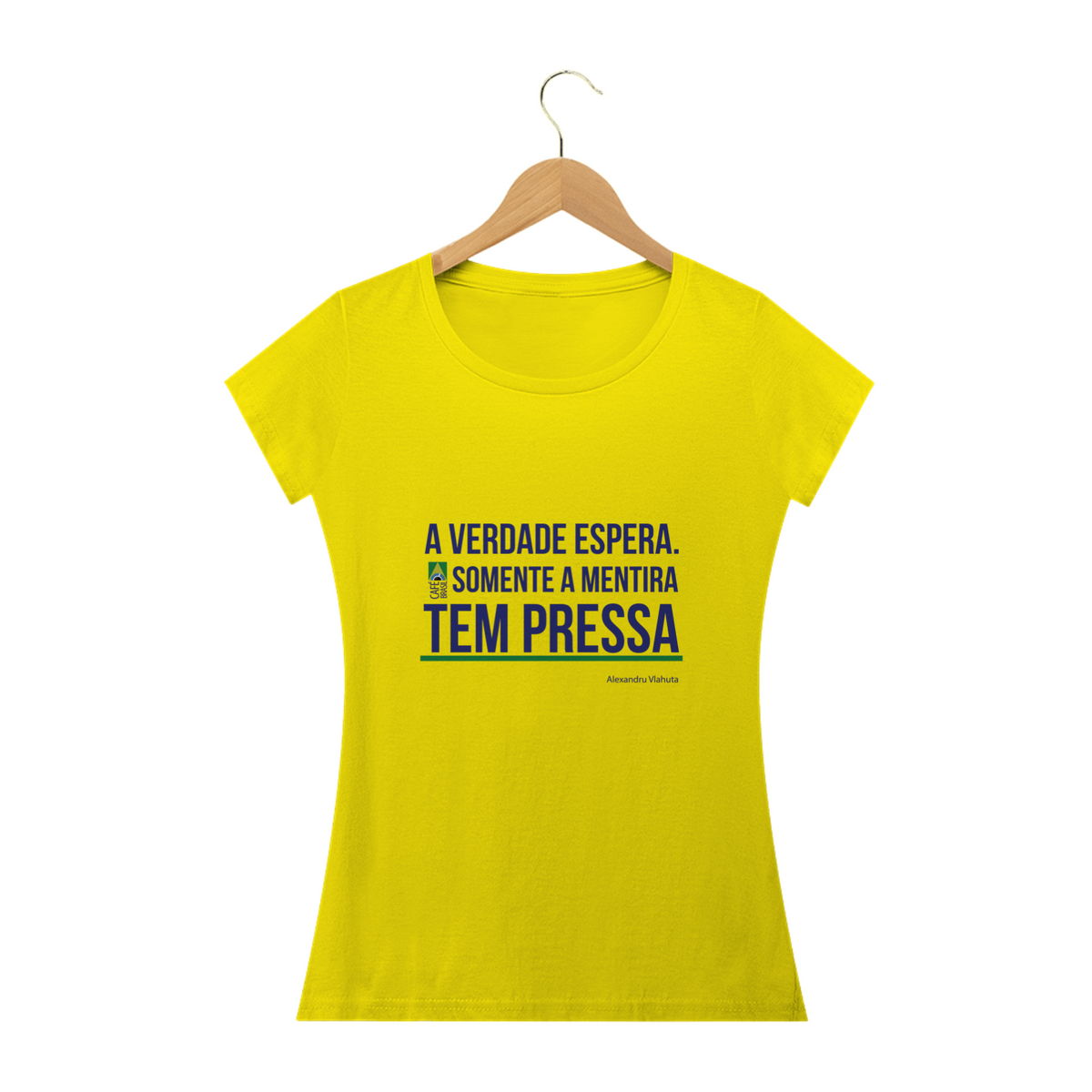Nome do produto: Camiseta Frase Vlahuta Feminina