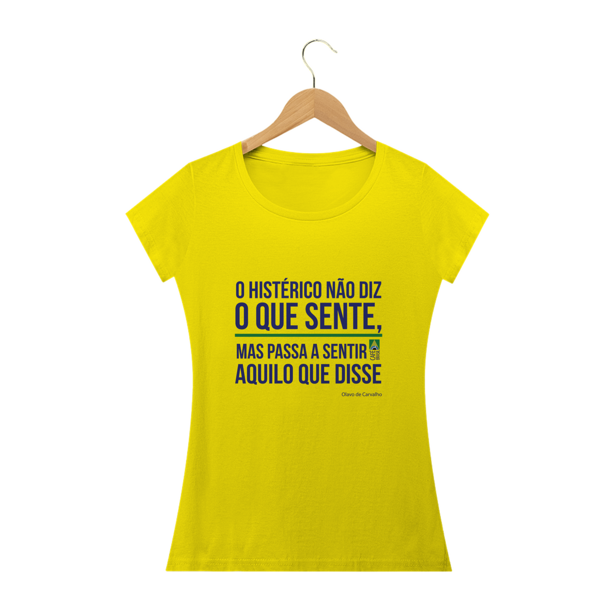 Nome do produto: Camiseta Frase Olavo Feminina
