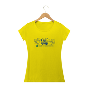 Nome do produto  Camiseta Café Com Leite ADULTO Feminino modelo 2 clara