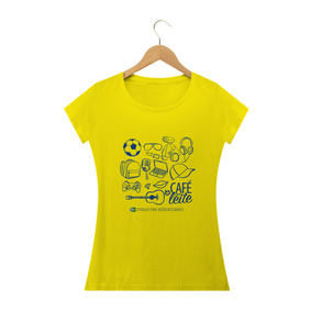 Nome do produto  Camiseta Café com Leite ADULTO Feminina Modelo 1 clara