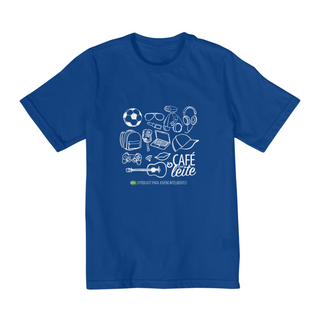 Nome do produto  Camiseta Café Com Leite INFANTIL (10 a 14)  (modelo 1)