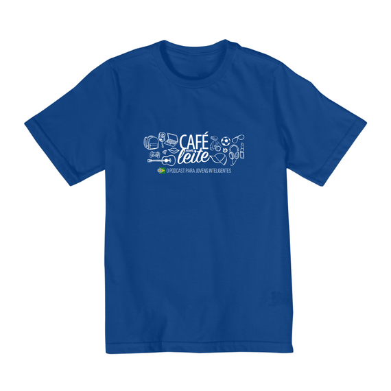 Camiseta Café Com Leite INFANTIL (10 a 14 anos)  modelo 2
