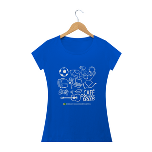 Nome do produtoCamiseta Café Com Leite ADULTO feminina modelo 1