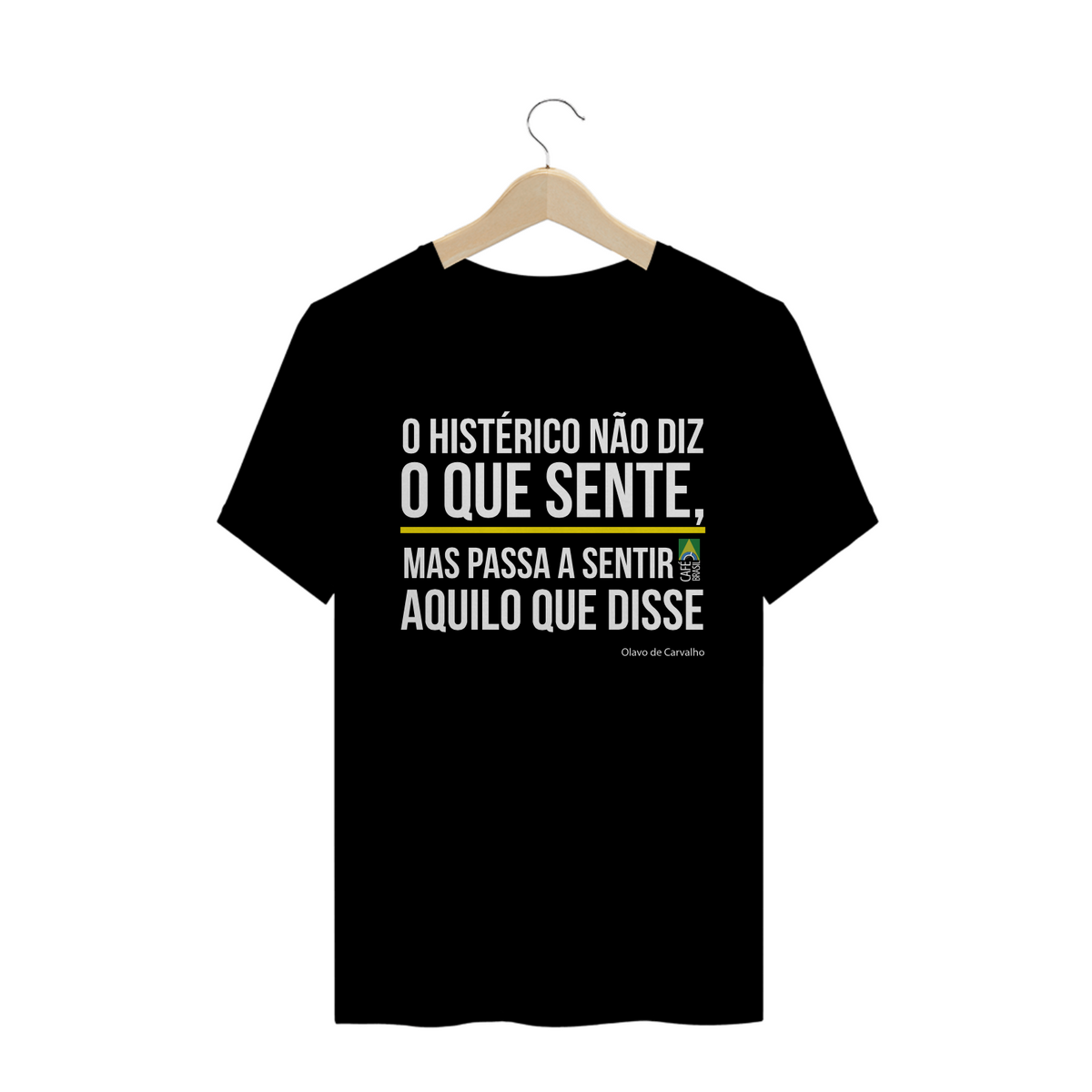 Nome do produto: Camiseta Frase Olavo de Carvalho
