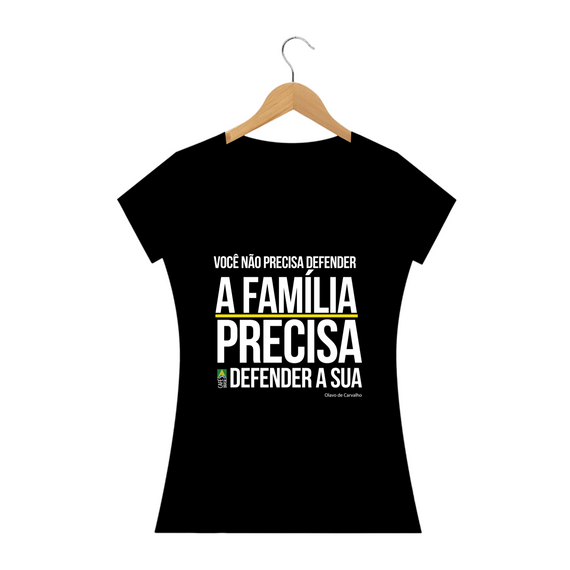 Camiseta Olavo Familia Feminina