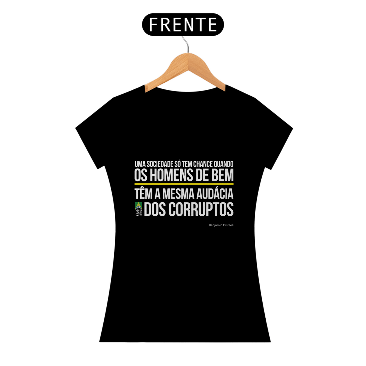 Nome do produto: Camiseta Benjamin Disraeli (Feminina)