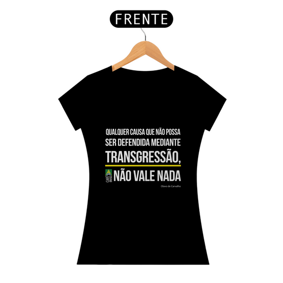 Camiseta Transgressão Olavo (Feminina)