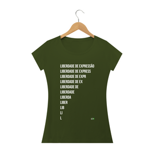 Nome do produtoCamiseta Liberdade de Expressão (Feminina)
