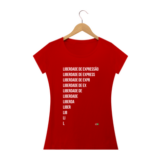 Nome do produtoCamiseta Liberdade de Expressão (Feminina)