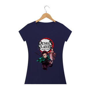 Nome do produtoCamiseta Baby Look Demon Slayer - Cartoons/Animes