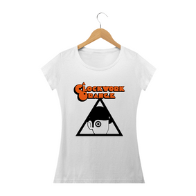 Camiseta Baby Look Laranja Mecânica - Filmes/Séries