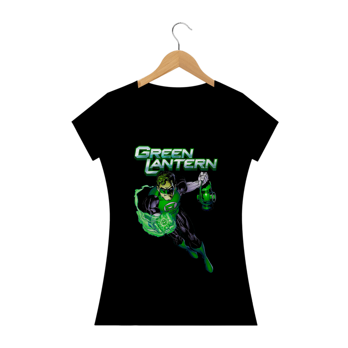 Nome do produto: Camiseta Baby Look - Green Lantern - Heróis