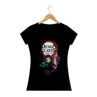 Nome do produtoCamiseta Baby Look Demon Slayer - Cartoons/Animes