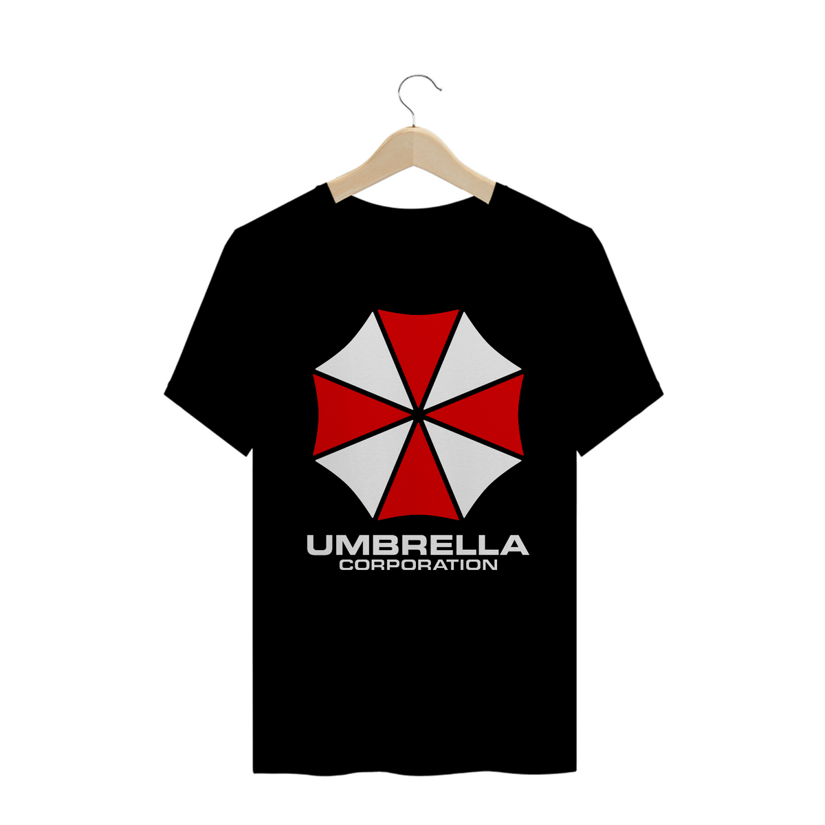 Nome do produto: Camiseta Umbrella Co. Emblema - Filmes/Séries