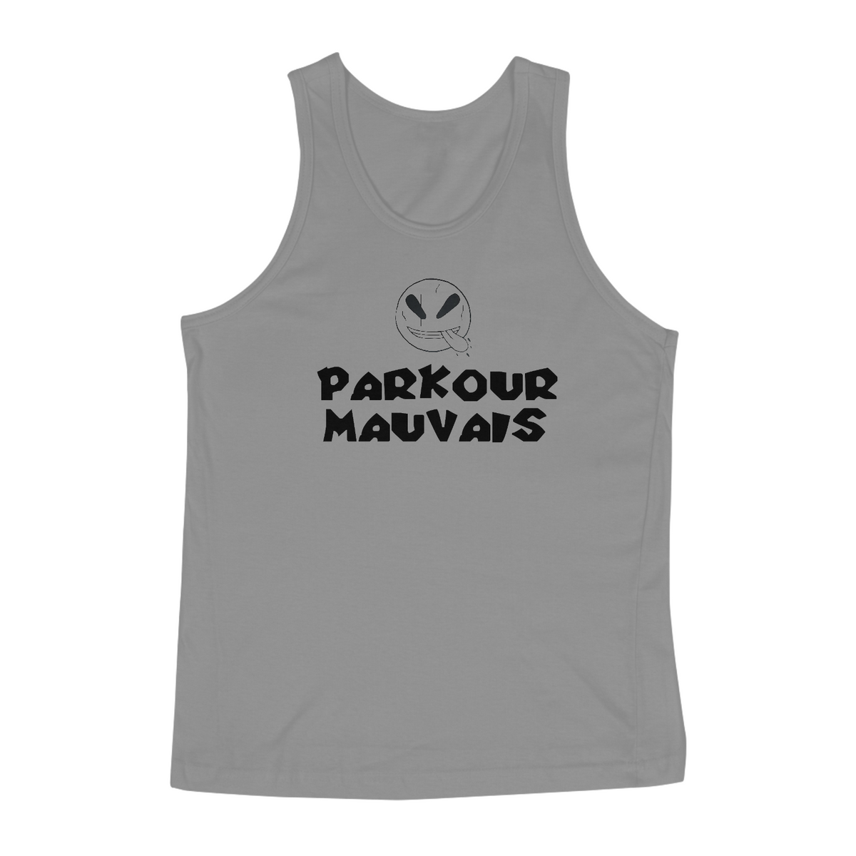 Nome do produto: Parkour Mauvais regata masculina estampa preta  -M005