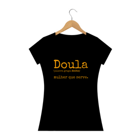 Camiseta Baby Long Prime Significado Doula Gold