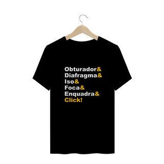 Nome do produto  Camiseta Quality -  OBTURADOR E DIAFRAGMA