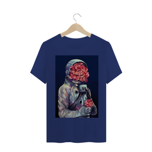 Nome do produtoCamiseta Vaporwave Astronaut Flower