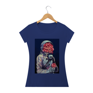 Nome do produtoCamiseta Vaporwave Astronaut Flower