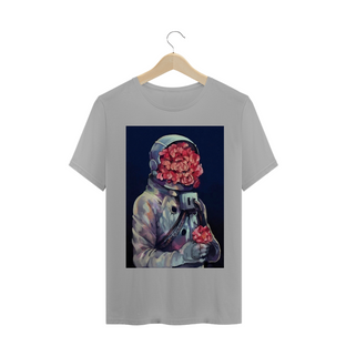 Nome do produtoCamiseta Vaporwave Astronaut Flower