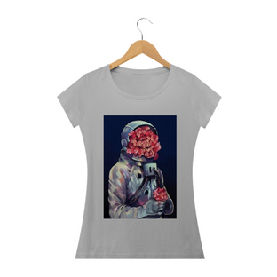 Nome do produtoCamiseta Vaporwave Astronaut Flower