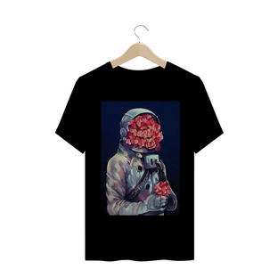 Nome do produtoCamiseta Vaporwave Astronaut Flower