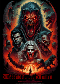 Nome do produtoPoster Werewolf Women of the S.S.