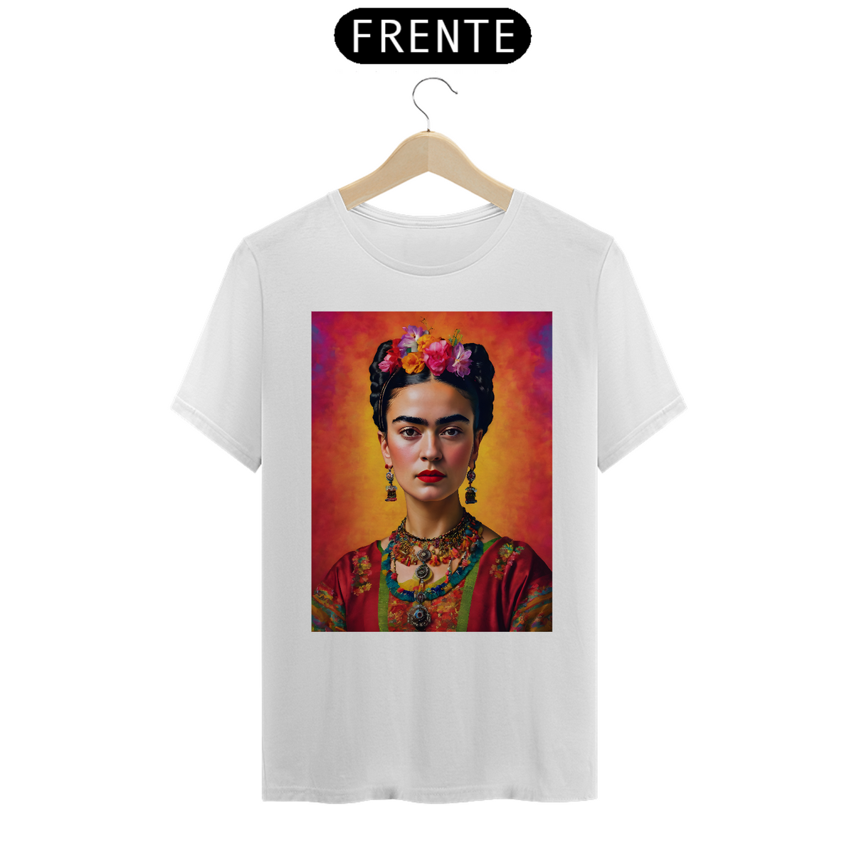 Nome do produto: T-Shirt Frida Kahlo