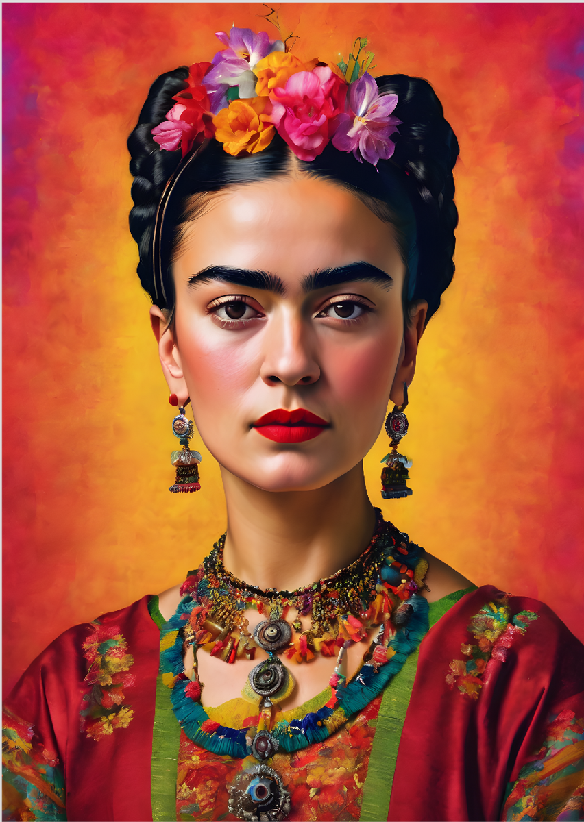 Nome do produto: Poster Frida Kahlo