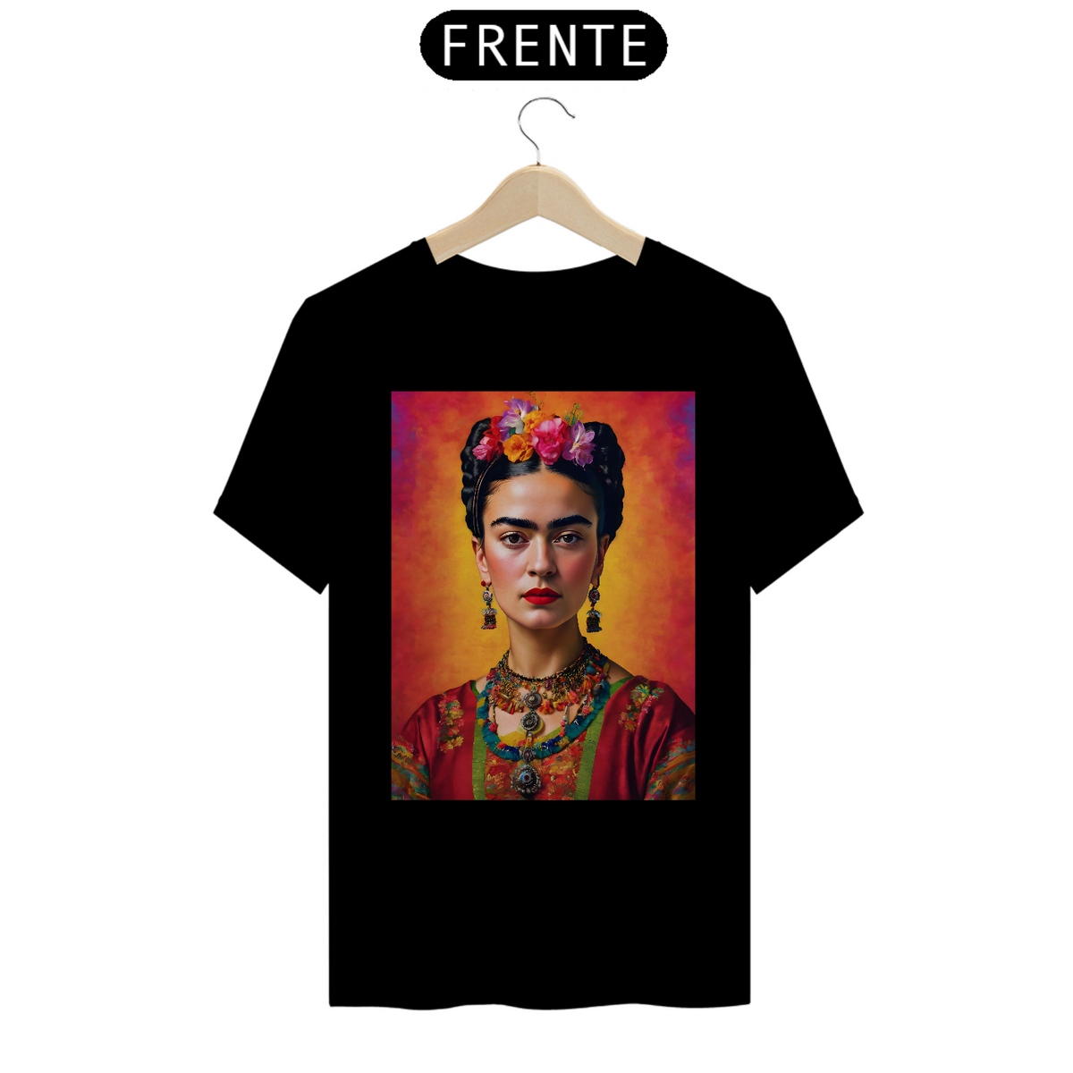 Nome do produto: T-Shirt Frida Kahlo (Quality)