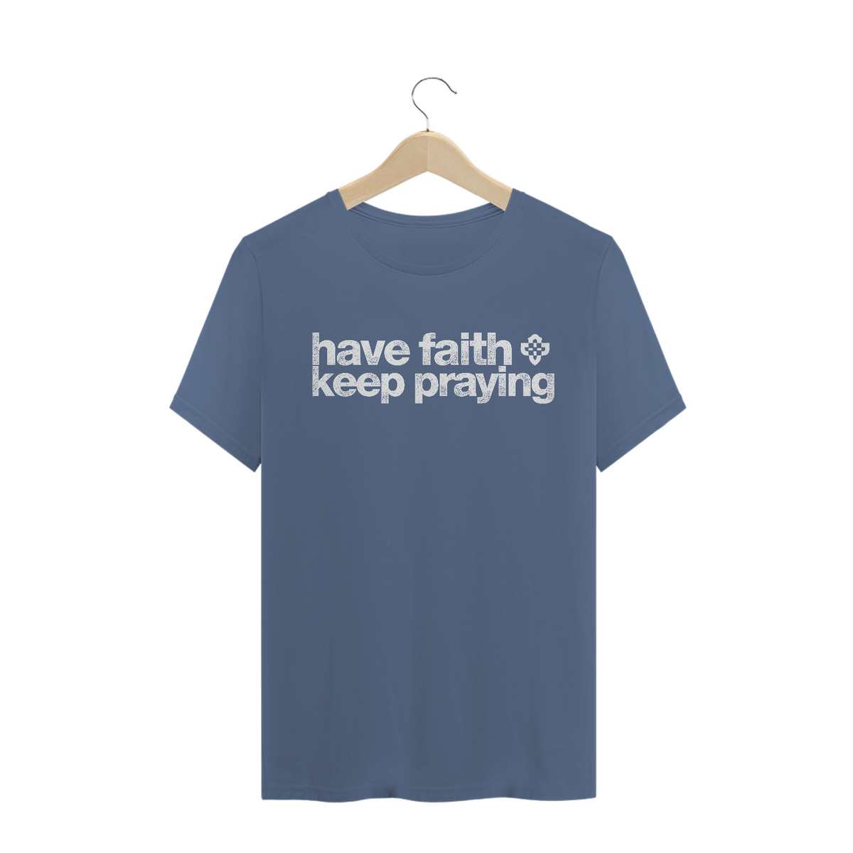 Nome do produto: Camiseta Masculina Have Faith Keep Praying