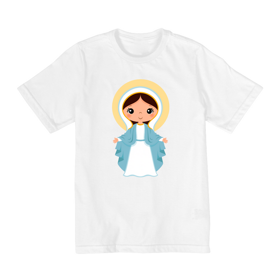 Camiseta Infantil da Virgem Maria
