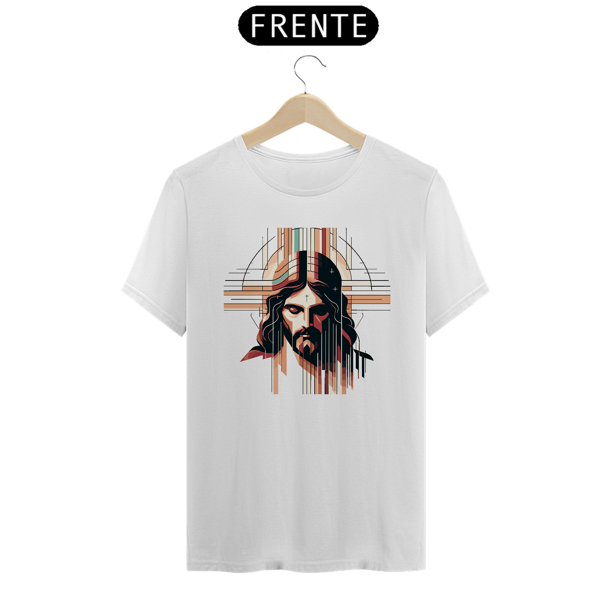 Nome do produto: Camiseta Rosto de Jesus