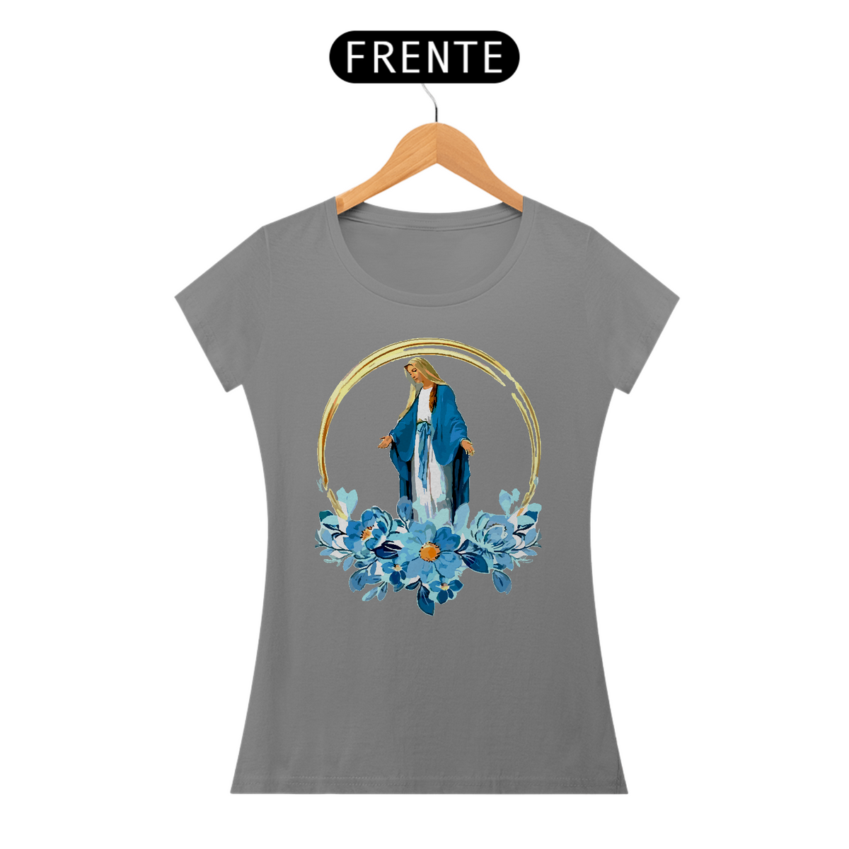 Nome do produto: Camiseta Nossa Senhora das Graças