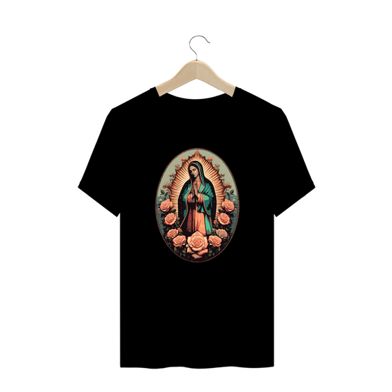 Camiseta plus size Nossa Senhora de Guadalupe